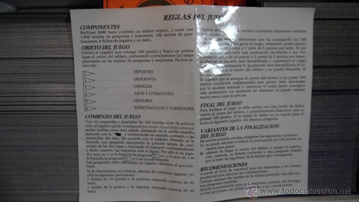 Juegos de mesa: MULTI TEST 6000 - FACTOR GAMES - Foto 4