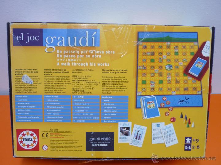 Juegos de mesa: EL JUEGO DE GAUD&Iacute;- EDUCA - Foto 3