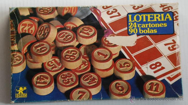 Juego Mesa Loteria Borras Completo Comprar Juegos De Mesa Antiguos