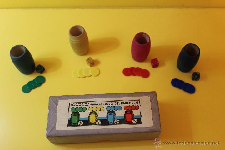 Juegos de mesa: ACCESORIOS PARA EL JUEGO DEL PARCHEESI - Foto 2