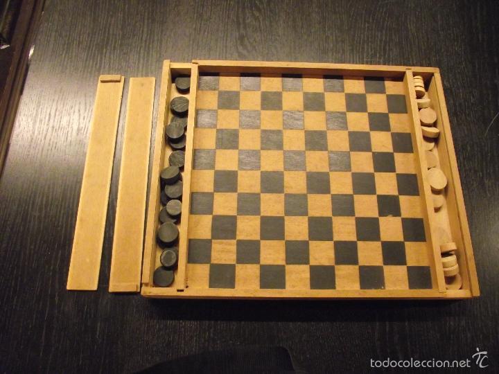 Juegos de mesa: EXTRA&Ntilde;O JUEGO DE DAMAS A&Ntilde;OS 40 - Foto 1
