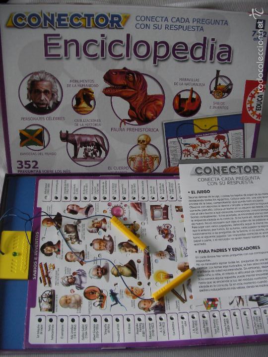 Juegos de mesa: CONECTOR - ENCICLOPEDIA - EDUCA - Foto 1