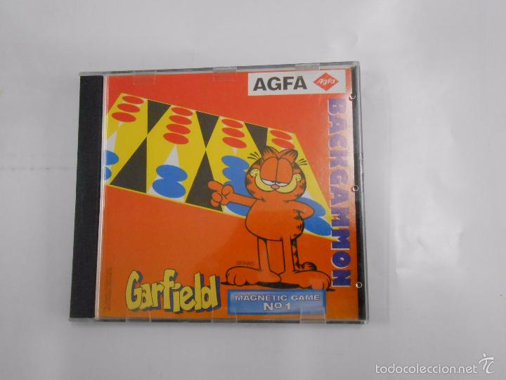 Juegos de mesa: GARFIELD. MAGNETO GAME N&ordm; 1. BACKGAMMON. AGFA. TDKCD3 - Foto 1