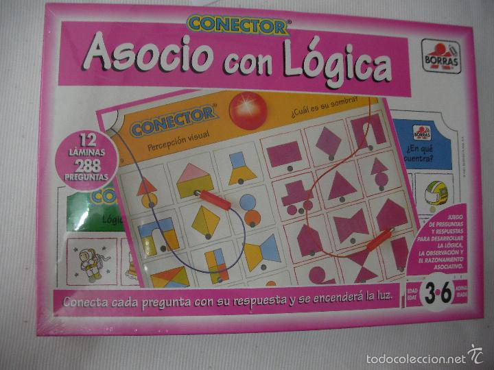 Juegos de mesa: JUEGO CONECTOR - ASOCIO CON LOGICA - BORRAS - Foto 1