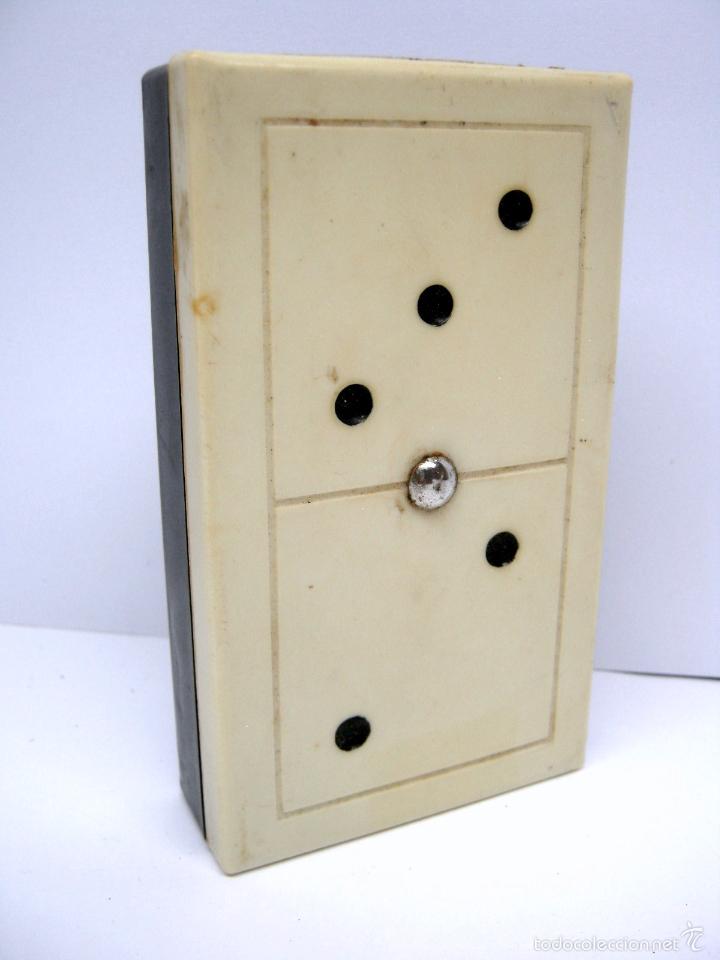 Juegos de mesa: Antiguo original Domino con Caja estuche PSE . &iexcl;&iexcl; COMPLETO !! - Foto 2