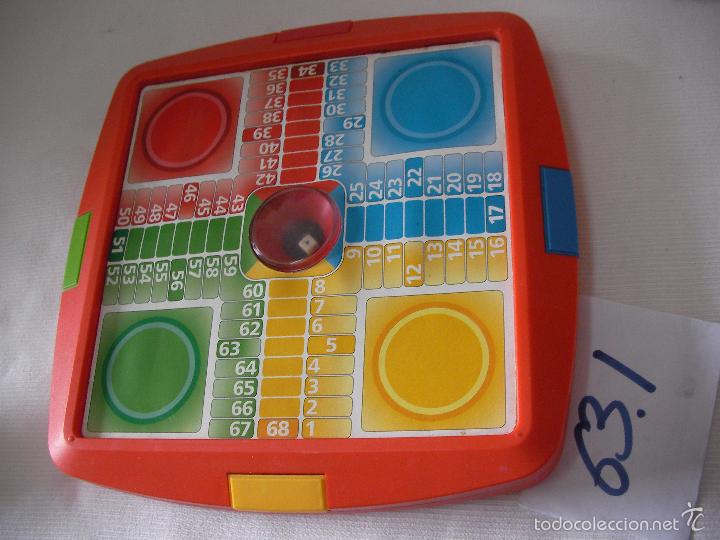 Juegos de mesa: ANTIGUO PARCHIS OCA AUTOMATICO CON SUS FICHAS - Foto 1