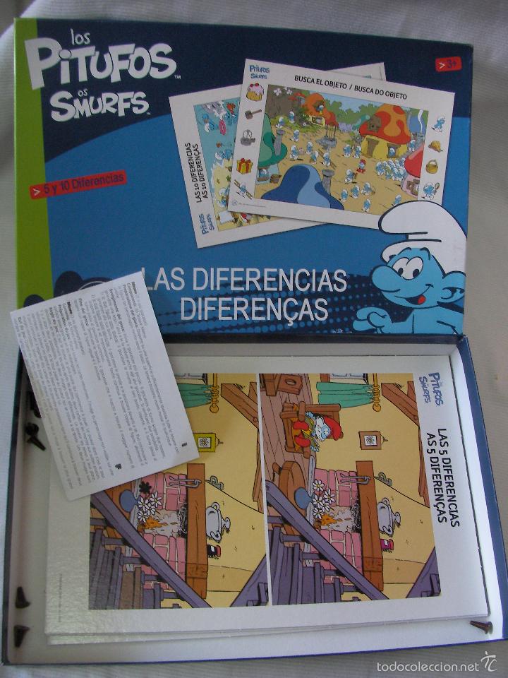 Juegos de mesa: ANTIGUO JUEGO - LOS PITUFOS - LAS DIFERENCIAS - Foto 1