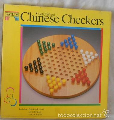 Juegos de mesa: DAMAS CHINAS CON TABLERO DE MADERA MACIZA, DE PAVILION - Foto 2