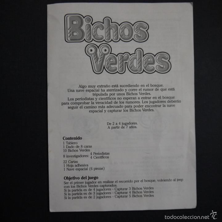 Juegos de mesa: BICHOS VERDES - BORRAS - 1991 - Foto 3