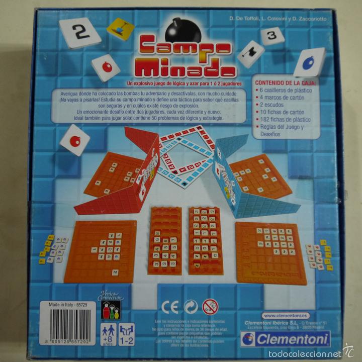 Juegos de mesa: CAMPO MINADO - CLEMENTONI - COMPLETO - Foto 2