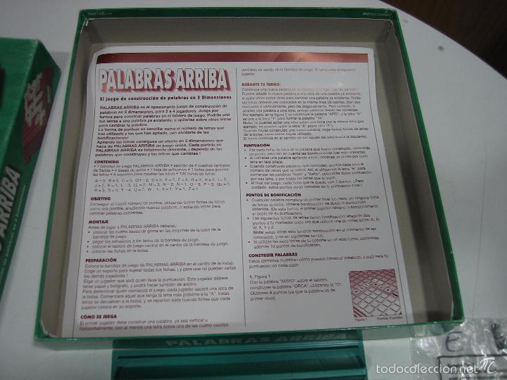 Juegos de mesa: Juego de mesa palabras arriba de Parker 1994 - Foto 4