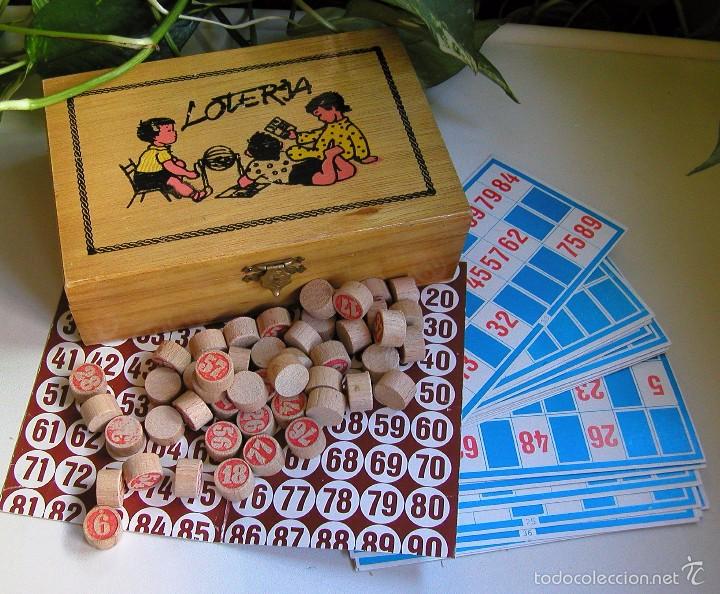 Antiguo Juego De Loteria O Loto En Caja De Made Comprar Juegos De
