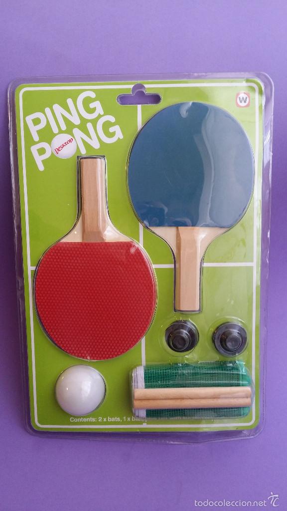 Juegos de mesa: SET MINI O DE OFICINA DE PING PONG. NUEVO. - Foto 1