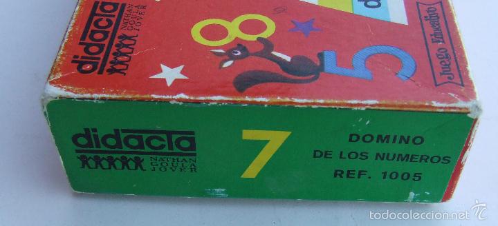 Juegos de mesa: DOMINO DE LOS NUMEROS DIDACTA REF. 1005 COMPLETO A&Ntilde;O 1969 - Foto 4