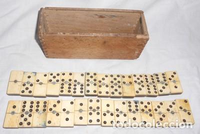 Juegos de mesa: ANTIGUO DOMINO DE MADERA - Foto 1