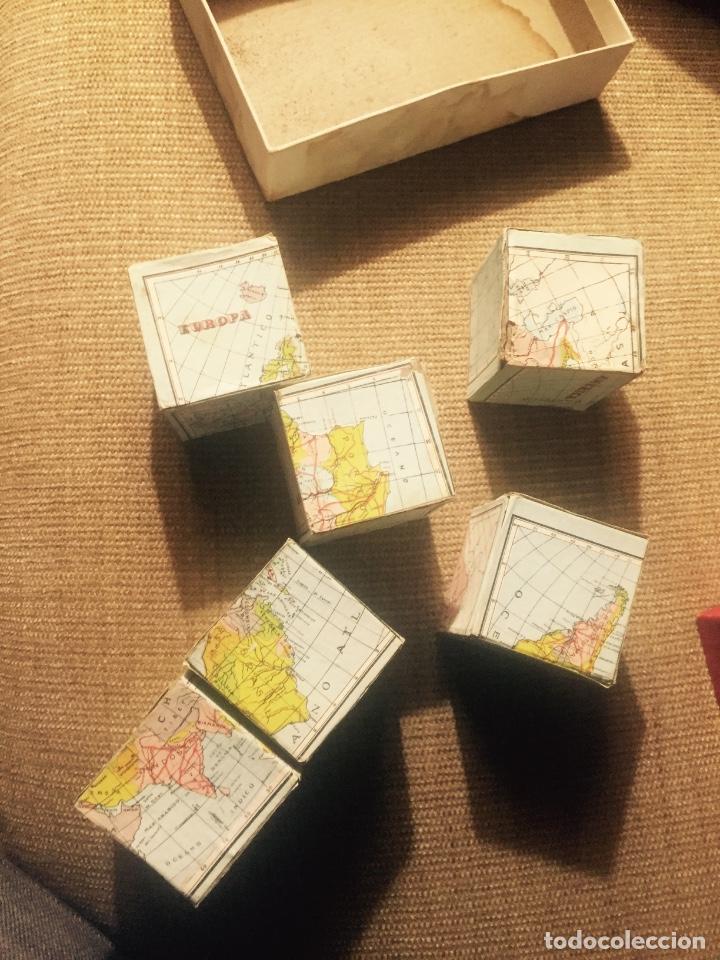 Juegos de mesa: ANTIGUO ROMPECABEZAS CON LOS MAPAS DE LOS CONTINENTES. - Foto 2