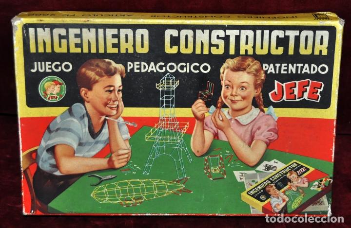 Juegos de mesa: JUEGO DE MESA INGENIERO CONSTRUCTOR JEFE ,PATENTADO - Foto 1