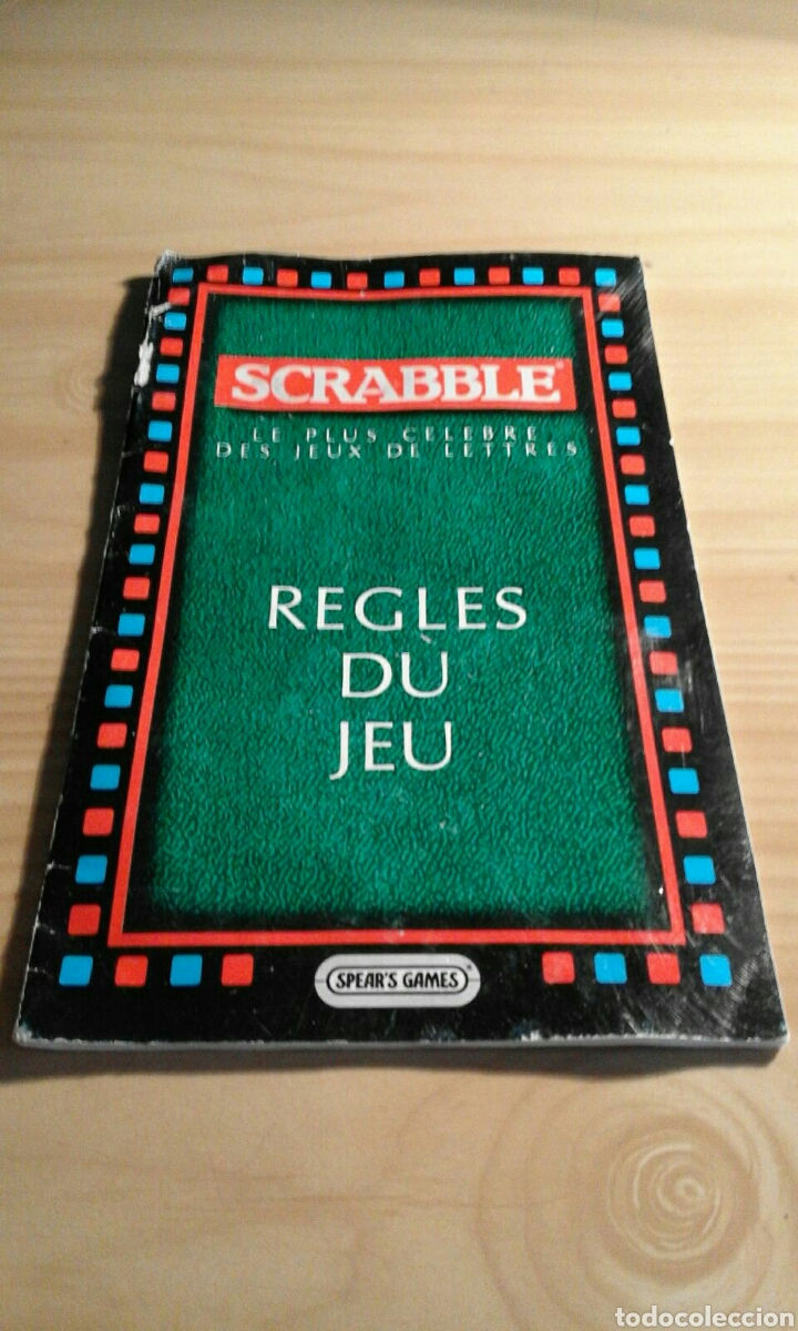 Scrabble Reglas De Juego Edicion Francesa Comprar Juegos De Mesa