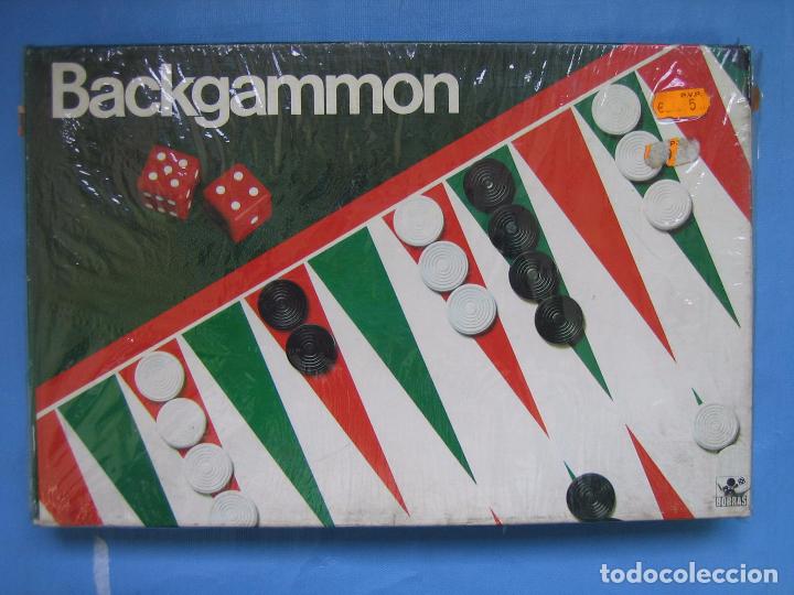 Juegos de mesa: 4 juego de mesa Backgammon de Borras. No jugado - Foto 1
