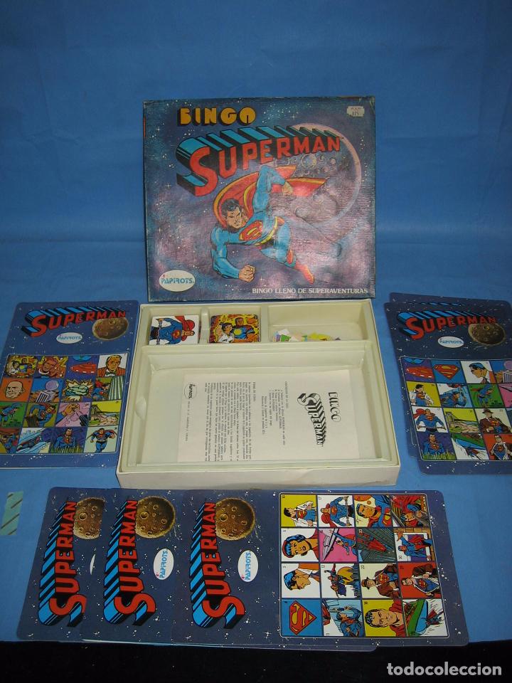 Juegos de mesa: 14 juego de mesa bingo de superman de Papirots - Foto 1
