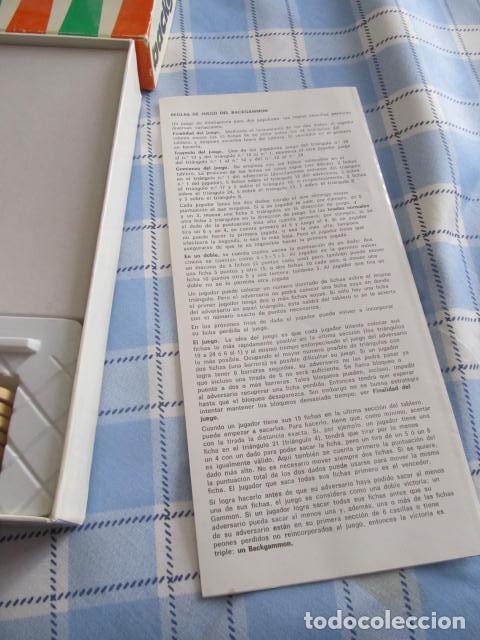 Juegos de mesa: M69 BACKGAMMON DISET A&Ntilde;OS 70 PERFECTO - Foto 3