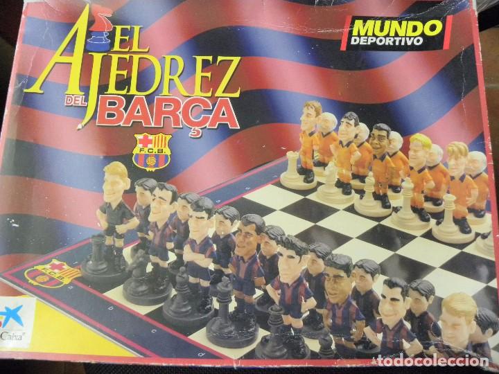 Juegos de mesa: JUEGO DE AJEDREZ TEMATICO DEL BARSA - Foto 6
