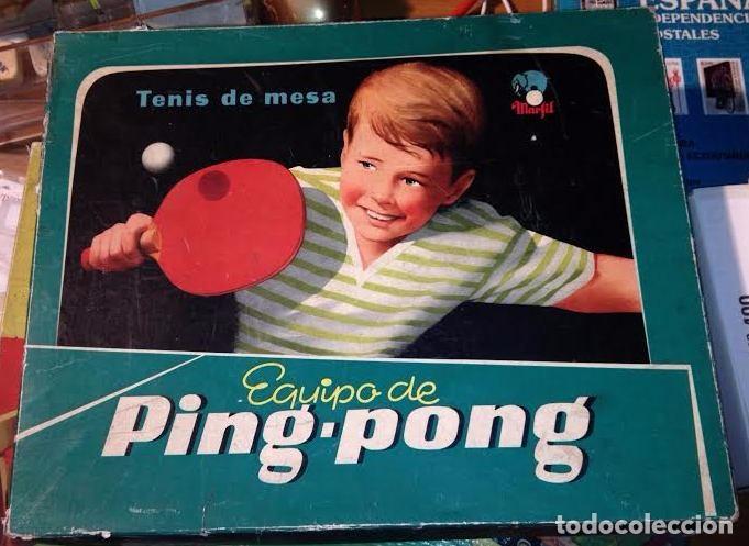 Matón Superioridad almuerzo juego tenis de mesa ping.pong vintage de la cas - Compra venta en  todocoleccion