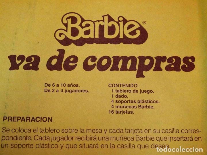 antiguo juego de mesa, barbie va de compras, di - Comprar Juegos de mesa antiguos en ...