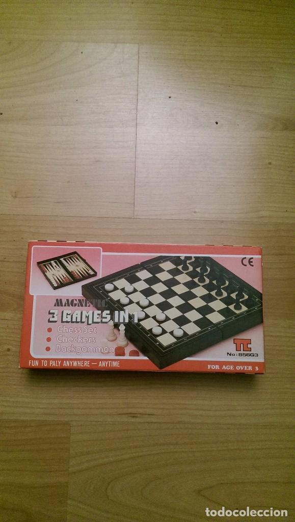 Juegos de mesa: TRES JUEGOS EN UNO MAGN&Eacute;TICO - Foto 1