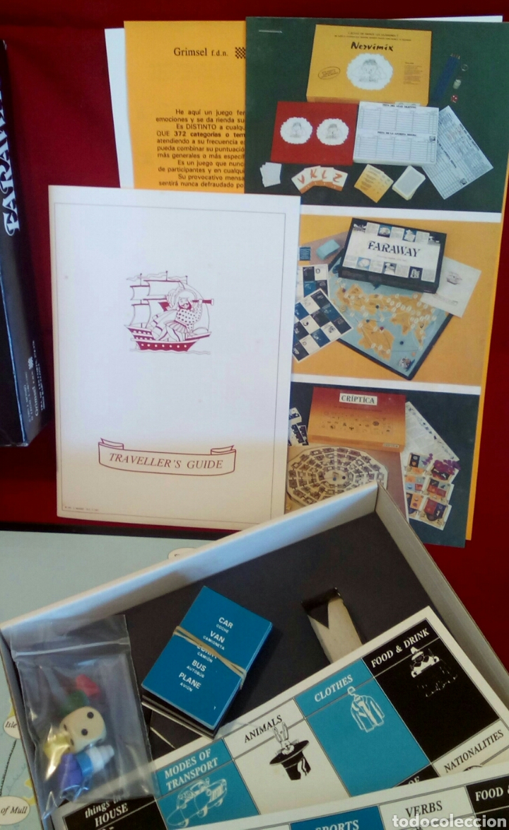 Juegos de mesa: Faraway, Learning English with fun! (Grimsel, 1991) - Foto 3
