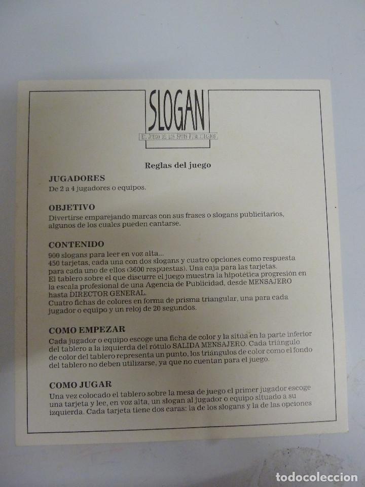 Juegos de mesa: SLOGAN - EL JUEGO DE LOS SPOTS PUBLICITARIOS - Foto 2
