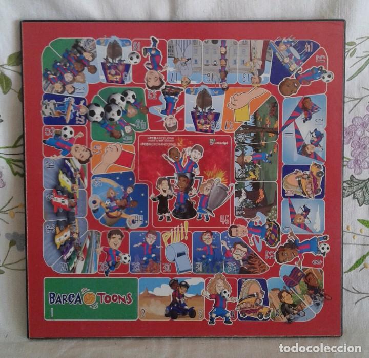 Juegos de mesa: Tablero reversible Oca y Parch&iacute;s Bar&ccedil;a Toons - Foto 2