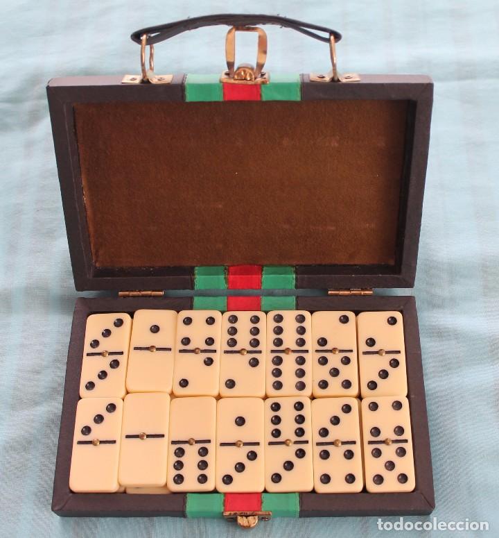 Juegos de mesa: ESTUCHE DOMINO DE MADERA - Foto 2
