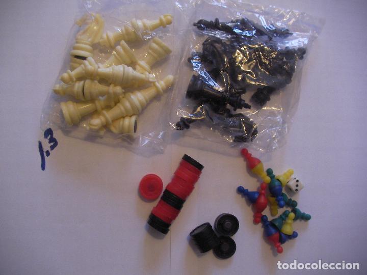 Juegos de mesa: ANTIGUO TABLERO AJEDREZ PARCHIS MADE IN SPAIN - Foto 3