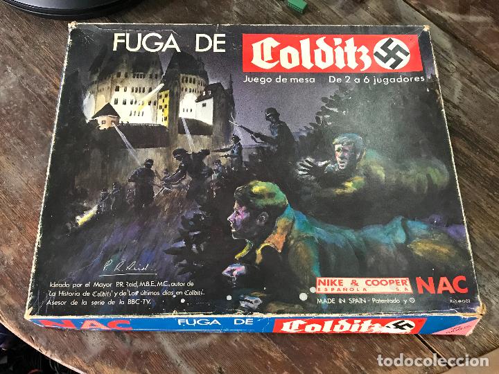 Juego de mesa la fuga de colditz completo al 10 - Vendido en Venta