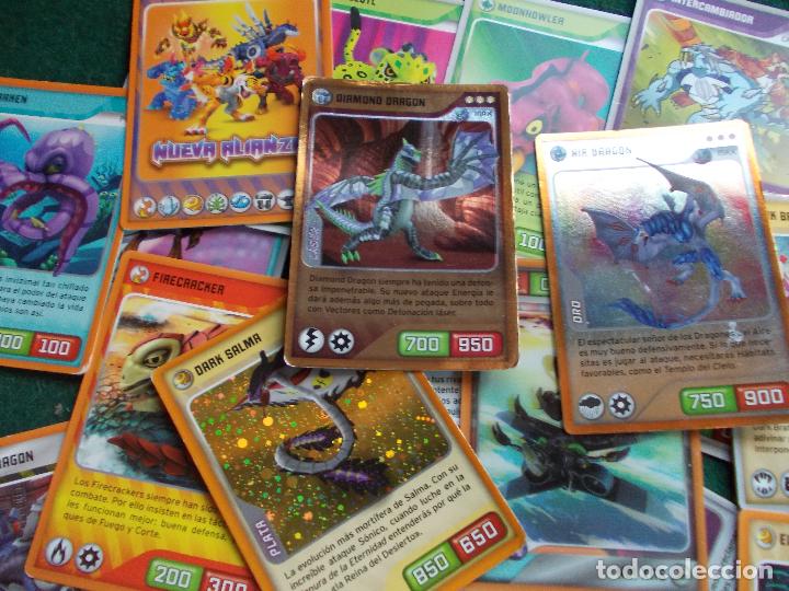Juegos de mesa: 58 cartas diferentes de invizimals de panini - Foto 2