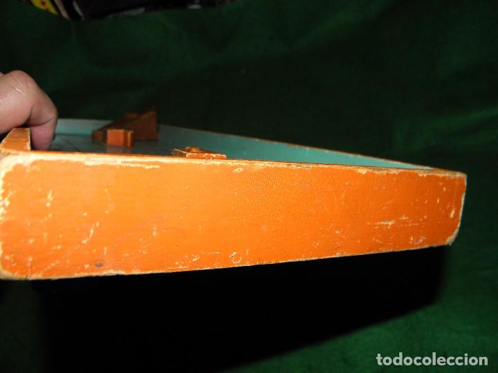 Juegos de mesa: ANTIGUO JUEGO DE MADERA DE BOLAS PINBALL DENIA - Foto 12