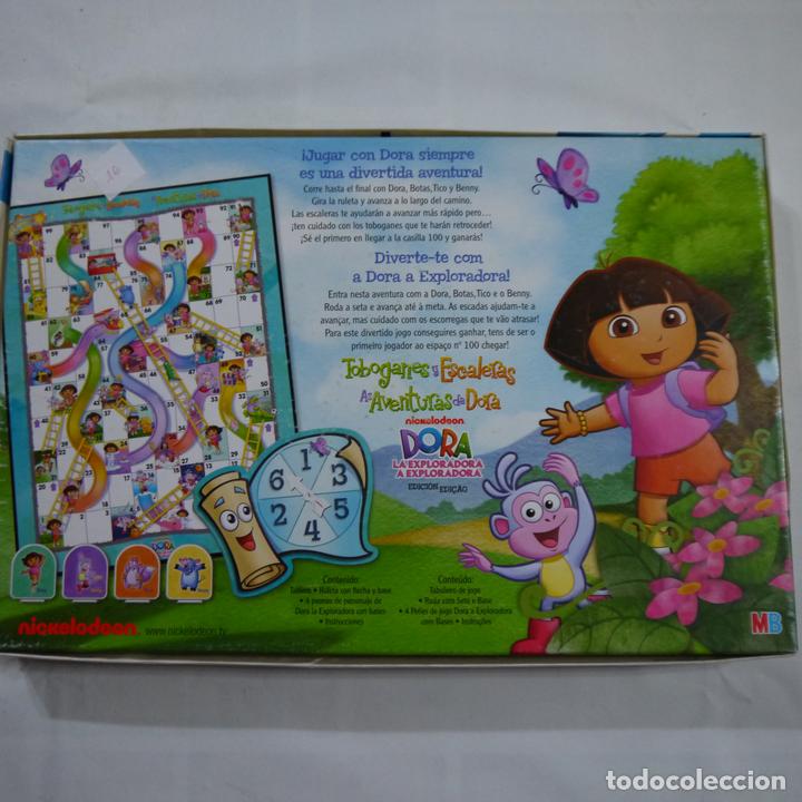 Juegos de mesa: DORA LA EXPLORADORA. TOBOGANES Y ESCALERAS - HASBRO 2011 - Foto 2