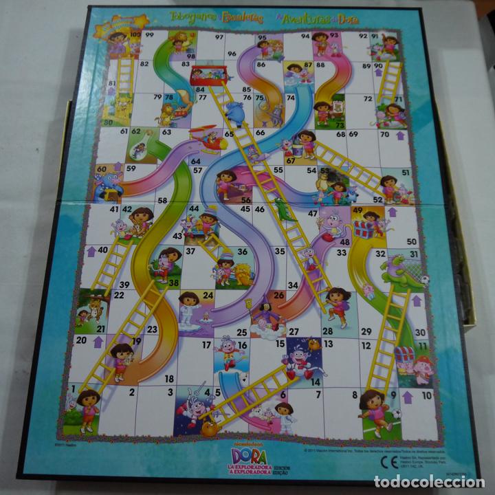 Juegos de mesa: DORA LA EXPLORADORA. TOBOGANES Y ESCALERAS - HASBRO 2011 - Foto 3
