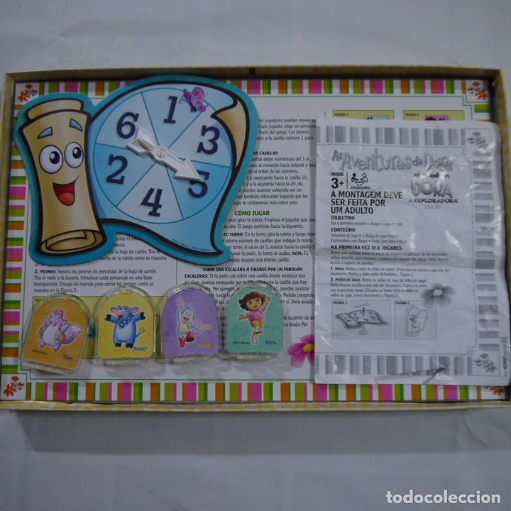 Juegos de mesa: DORA LA EXPLORADORA. TOBOGANES Y ESCALERAS - HASBRO 2011 - Foto 4