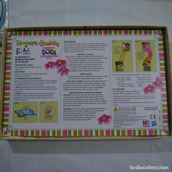 Juegos de mesa: DORA LA EXPLORADORA. TOBOGANES Y ESCALERAS - HASBRO 2011 - Foto 5