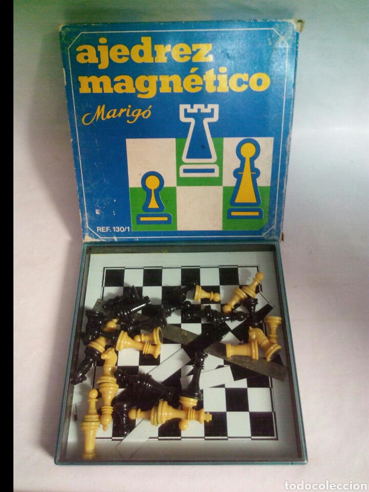 Juegos de mesa: Ajedrez magn&eacute;tico Marigo Ref.130/1 a&ntilde;os 70 - Foto 1