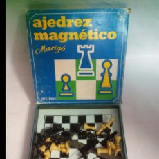 Juegos de mesa: AJEDREZ MAGNÉTICO MARIGO REF.130/1 AÑOS 70. Lote 94887387