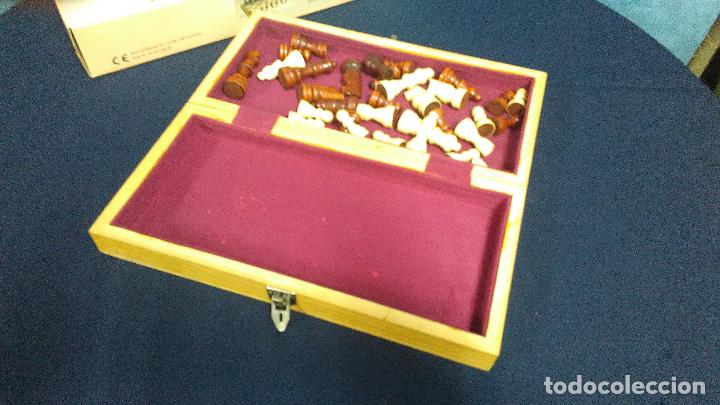 Juegos de mesa: CAJA AJEDREZ DE MADERA - Foto 4