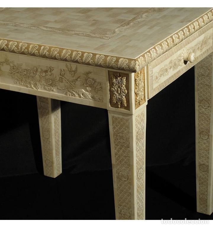 Juegos de mesa: Chess. Mesa de ajedrez artesanal con dos cajones - Foto 3