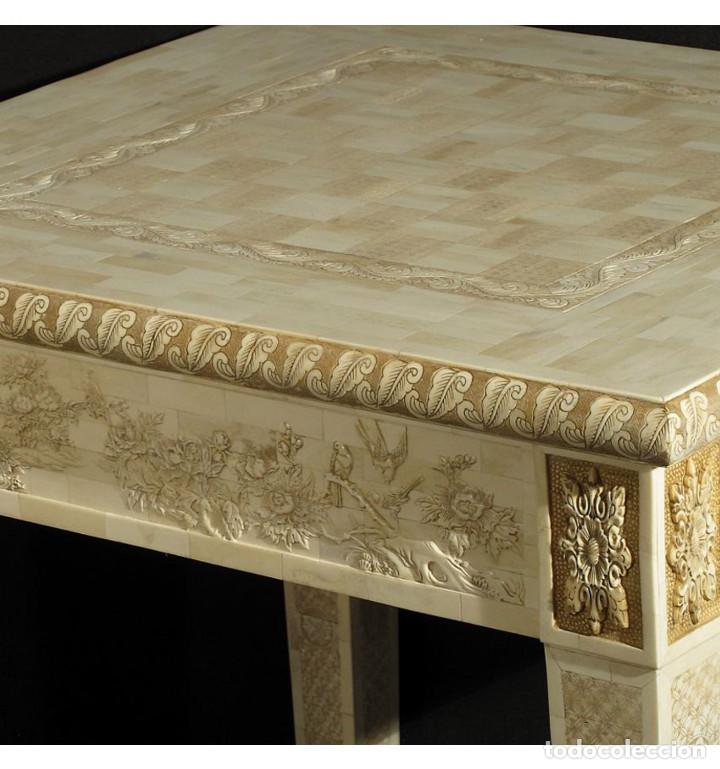 Juegos de mesa: Chess. Mesa de ajedrez artesanal con dos cajones - Foto 4