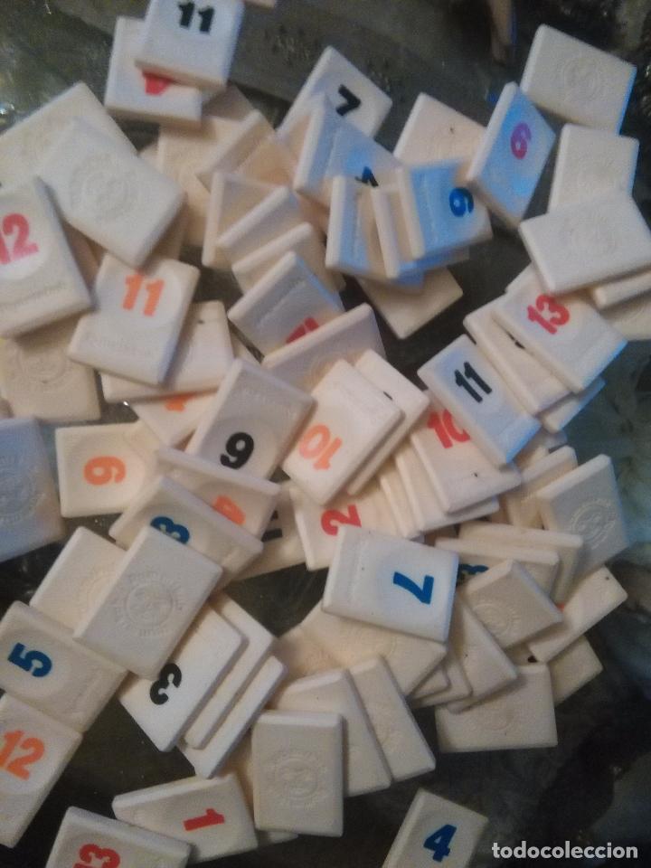 Juegos de mesa: 10 fichas originales rummikub - al azar - Foto 1