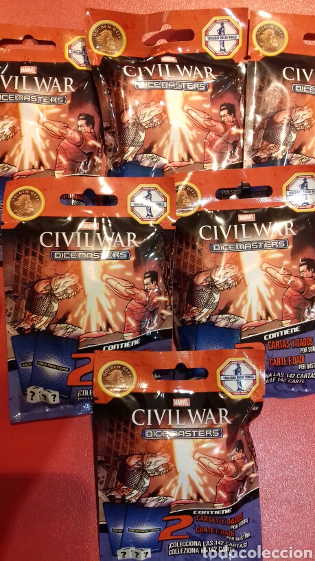 Juegos de mesa: Dice Master Civil War lote 6 sobres - Foto 1