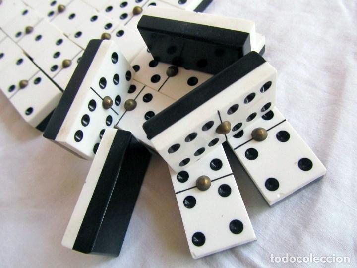 Juegos de mesa: Juego de domin&oacute; celuloide a&ntilde;os 70 - Foto 3