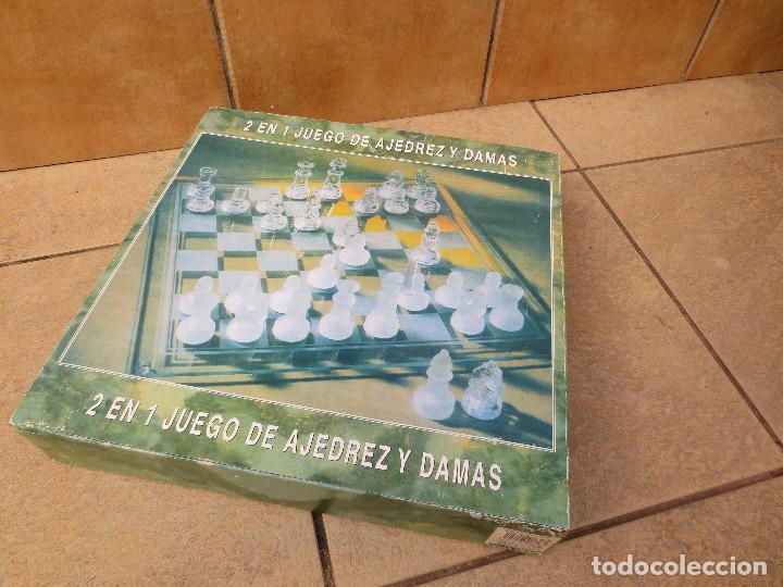 Juegos de mesa: JUEGO DE AJEDREZ DE CRISTAL. NUEVO - Foto 1